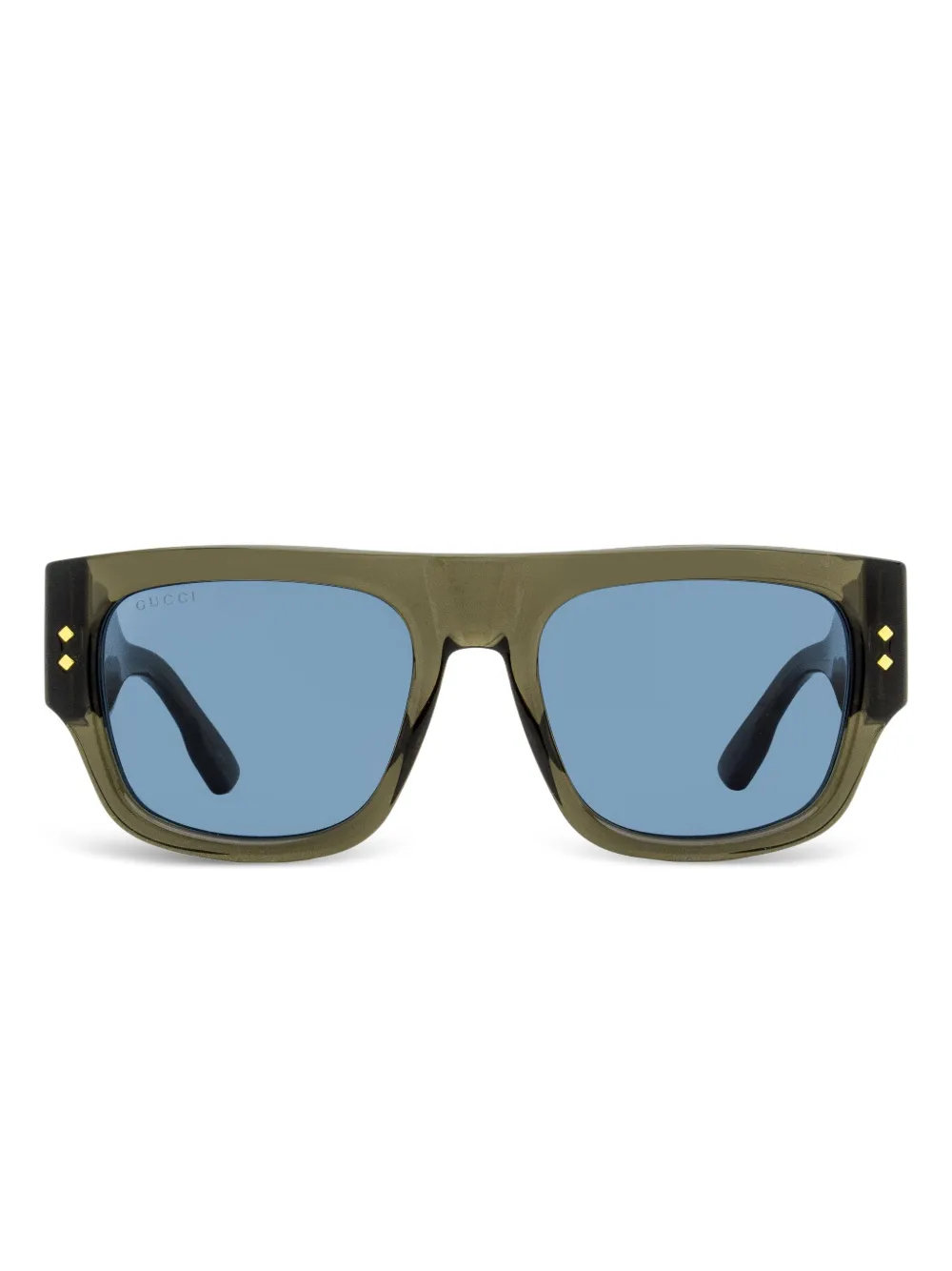 Gucci Eyewear GG1262 zonnebril met rechthoekig montuur Grijs