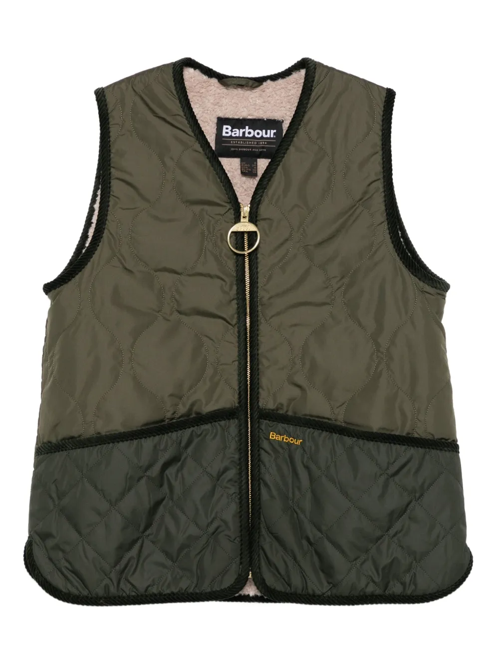 Barbour Gewatteerde bodywarmer Groen