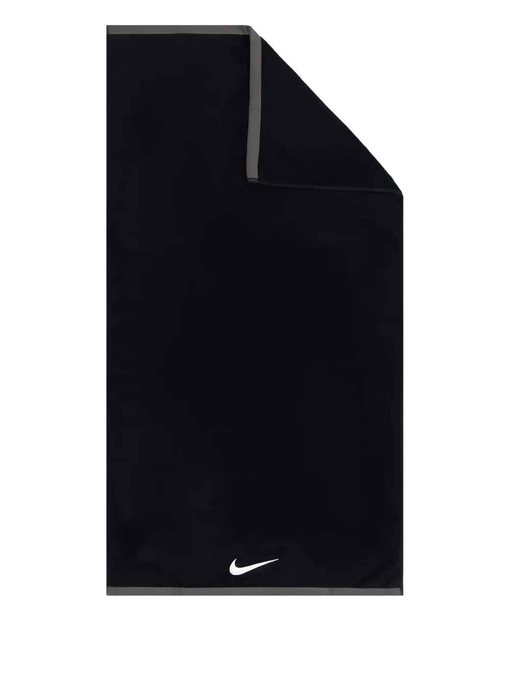 Nike Fundamental Badetuch Mit Logo-stickerei (60cm X 120cm) In Black