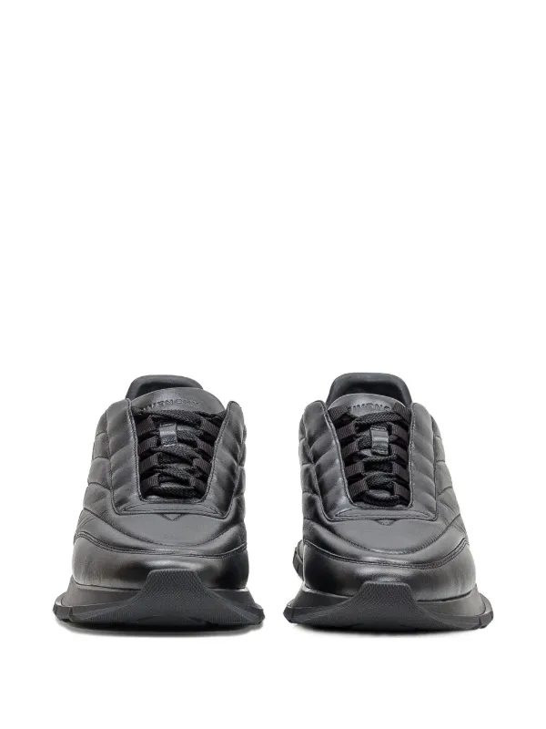 Givenchy キルティングレザースニーカー | ブラック | FARFETCH JP