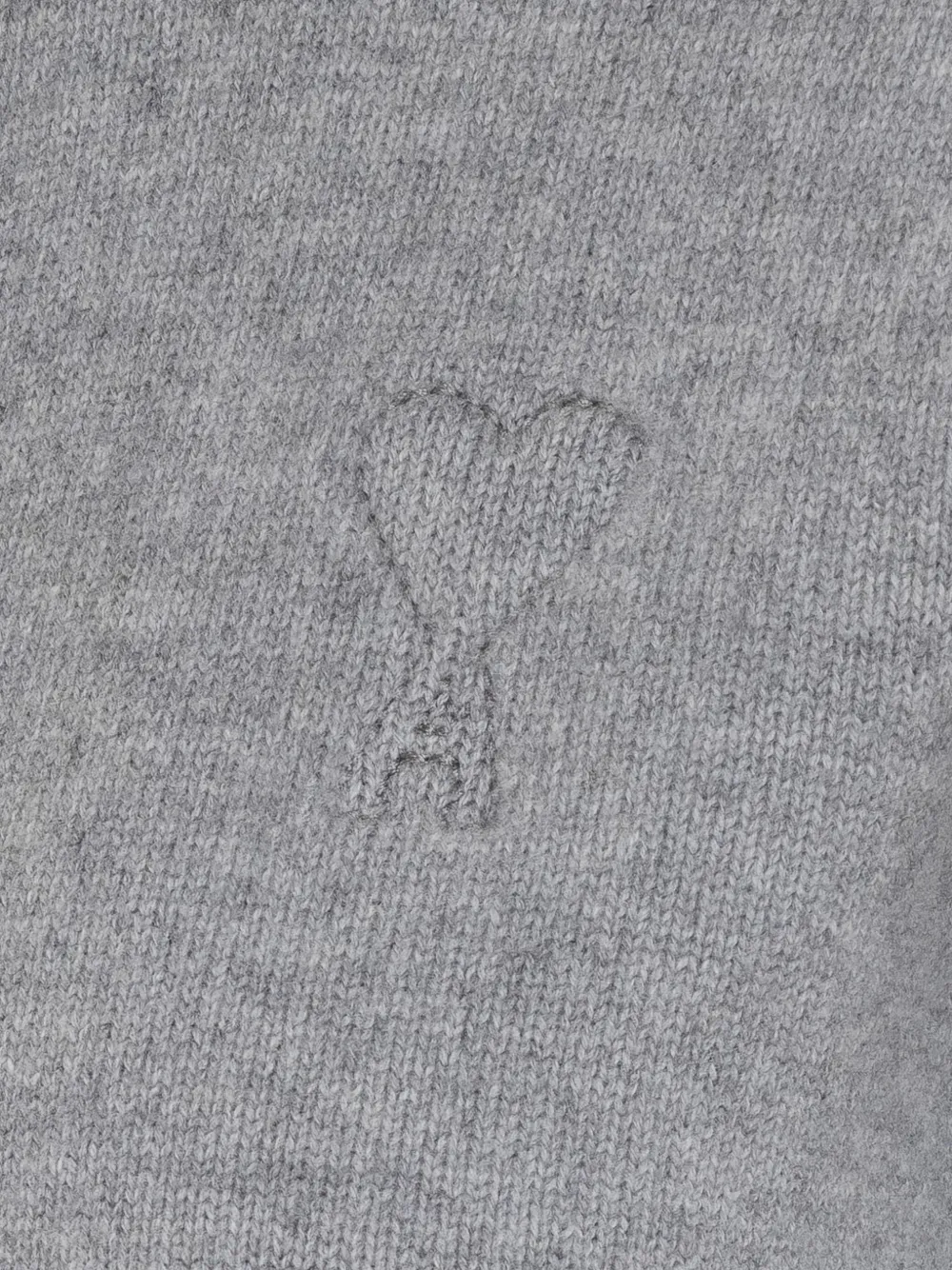 Ami Alexandre Mattiussi Ami Paris Ami Paris Grey Cardigan With Logo In Gray