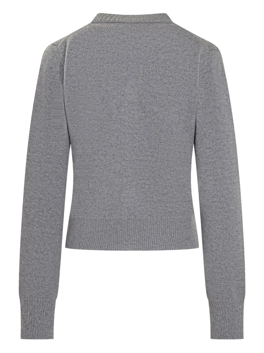 Ami Alexandre Mattiussi Ami Paris Ami Paris Grey Cardigan With Logo In Gray