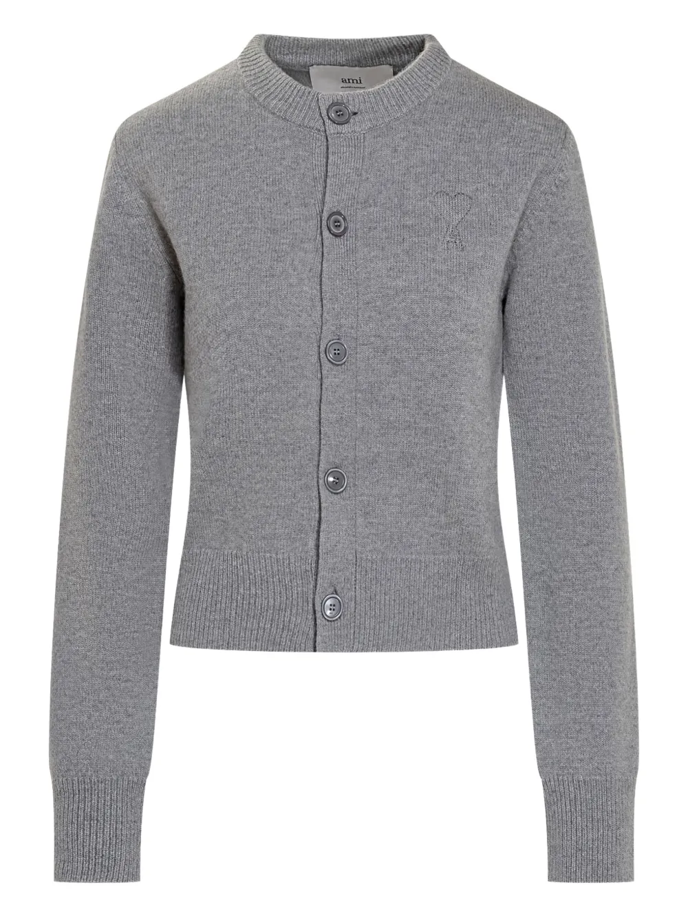 AMI Paris wool cardigan | Grey | Image 1
