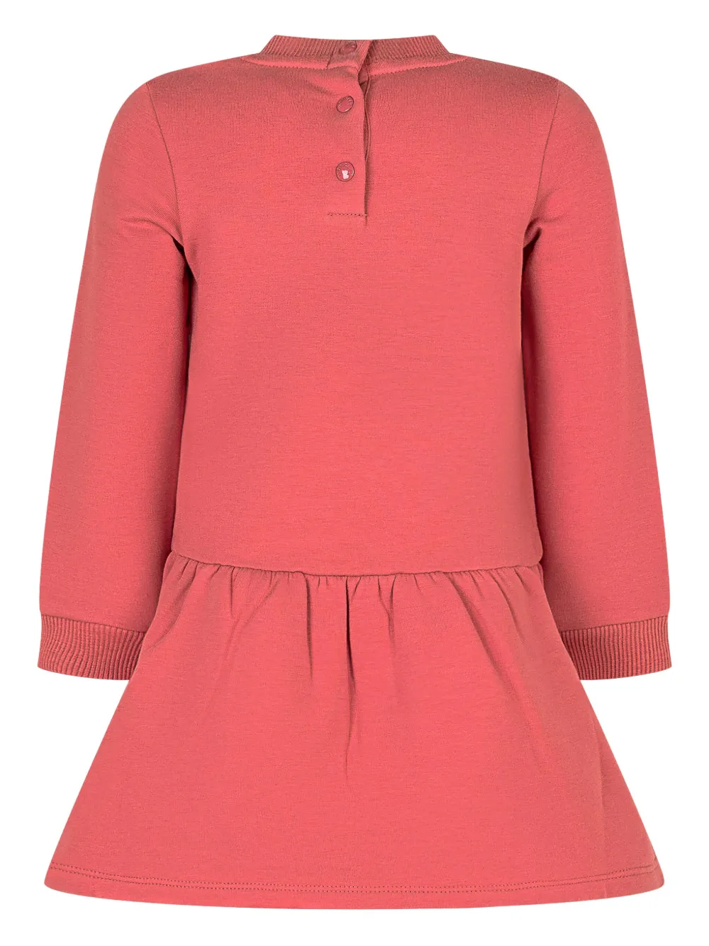 Moncler Enfant Flared jurk verfraaid met hart - Roze