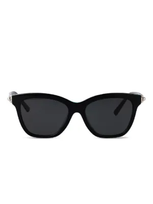 Tiffany & Co Eyewear キャットアイ サングラス | ブラック | FARFETCH JP