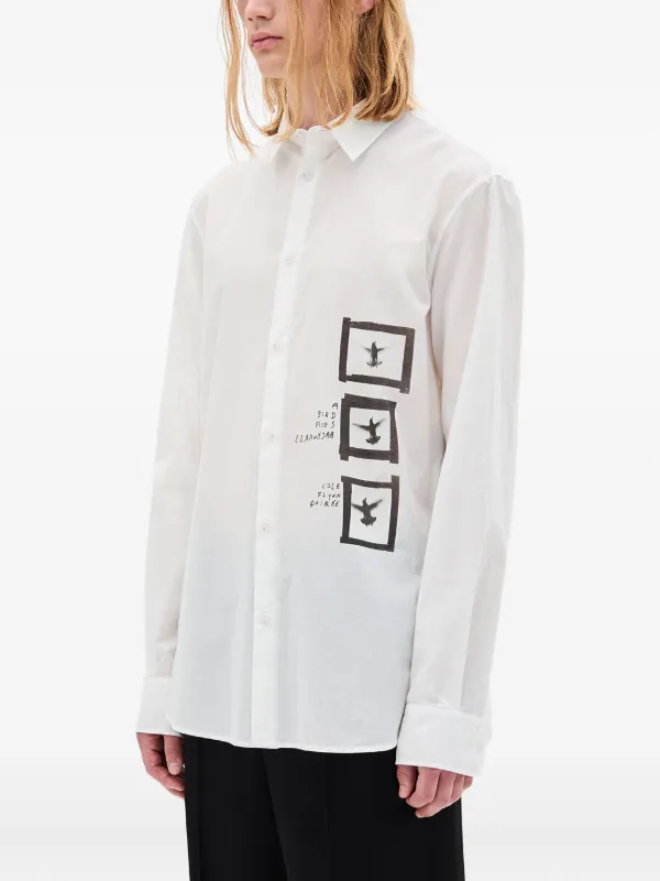 Ann Demeulemeester Doves シャツ | ホワイト | FARFETCH JP