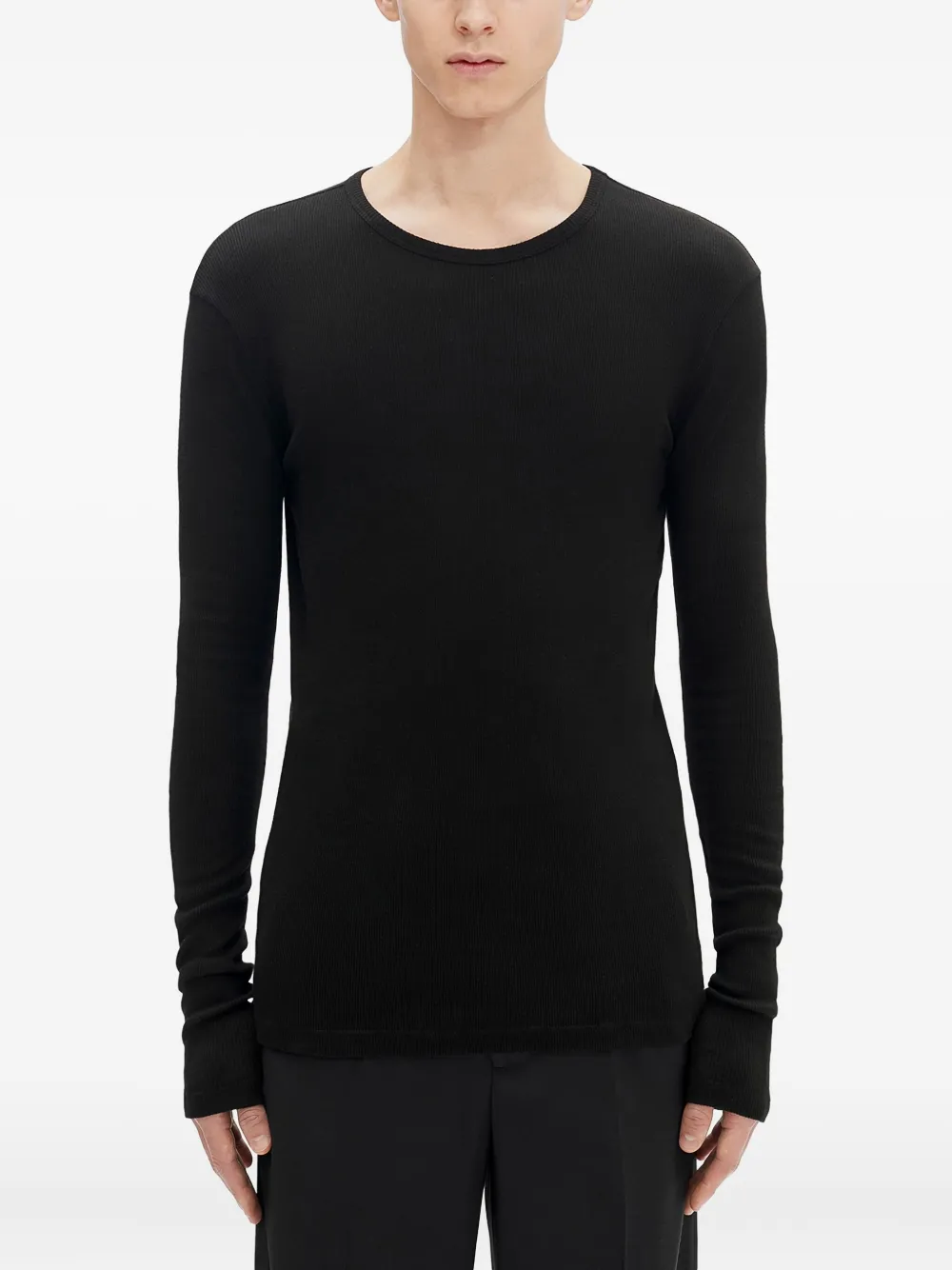 Ann Demeulemeester long-sleeve ribbed T-shirt | Image 1