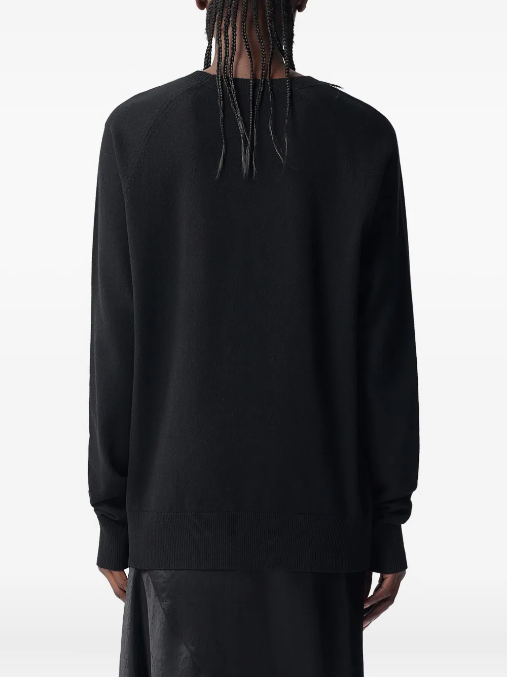 Ann Demeulemeester Crew-neck Sweatshirt In Black