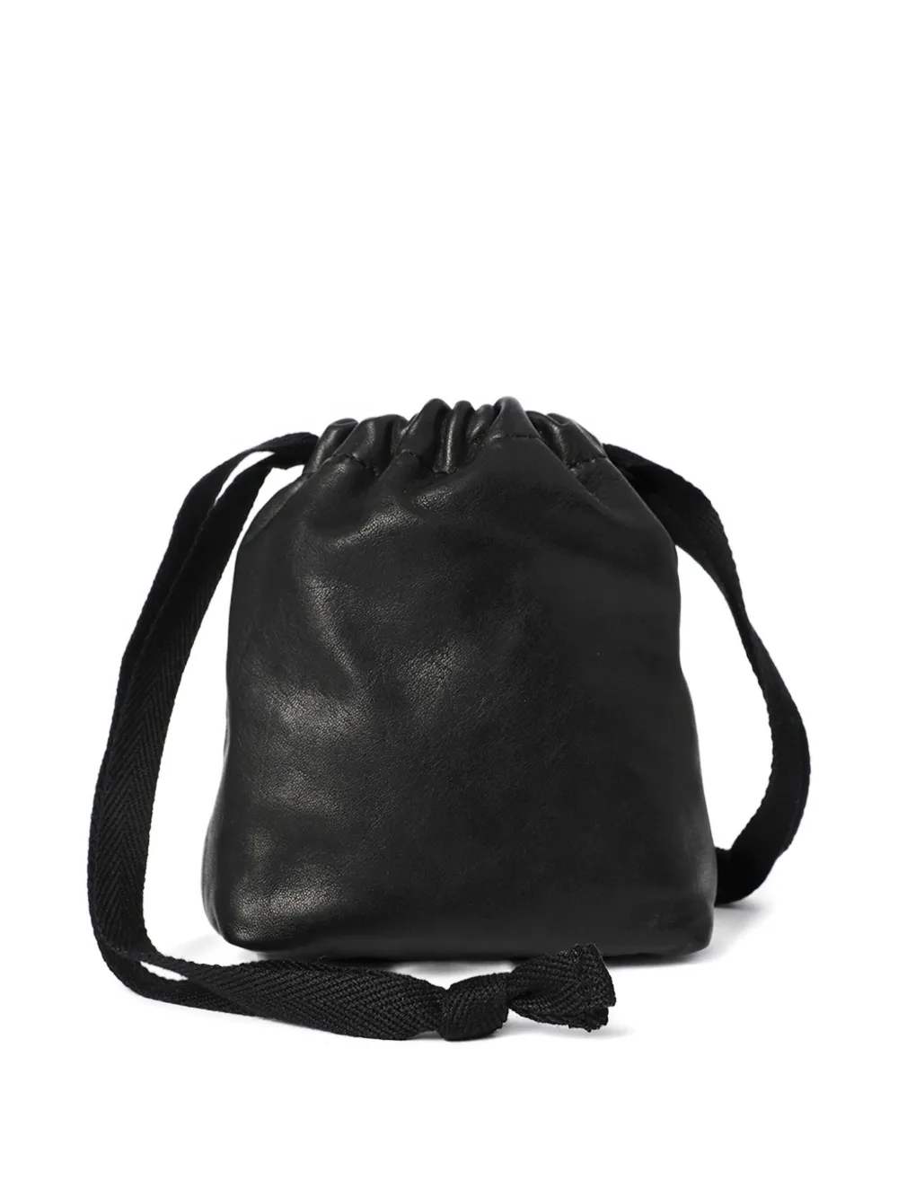 Ann Demeulemeester Gael レザーショルダーバッグ S | ブラック