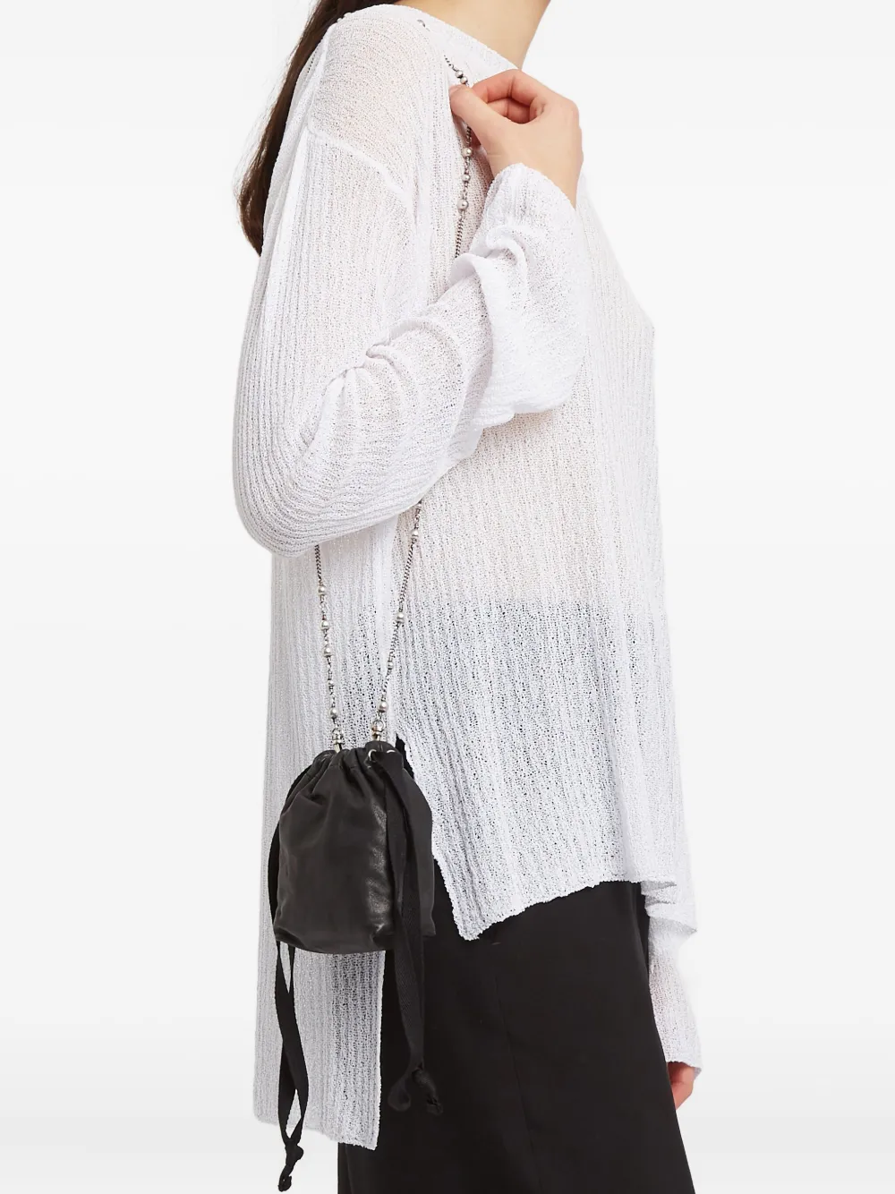 Ann Demeulemeester small Gael grained leather cross body bag | Image 2