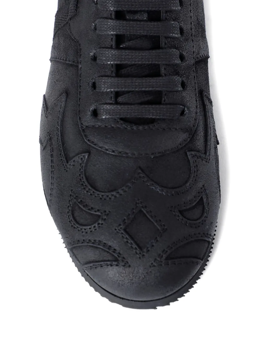 Ann Demeulemeester Palne Suede Lace-up Sneakers In Black