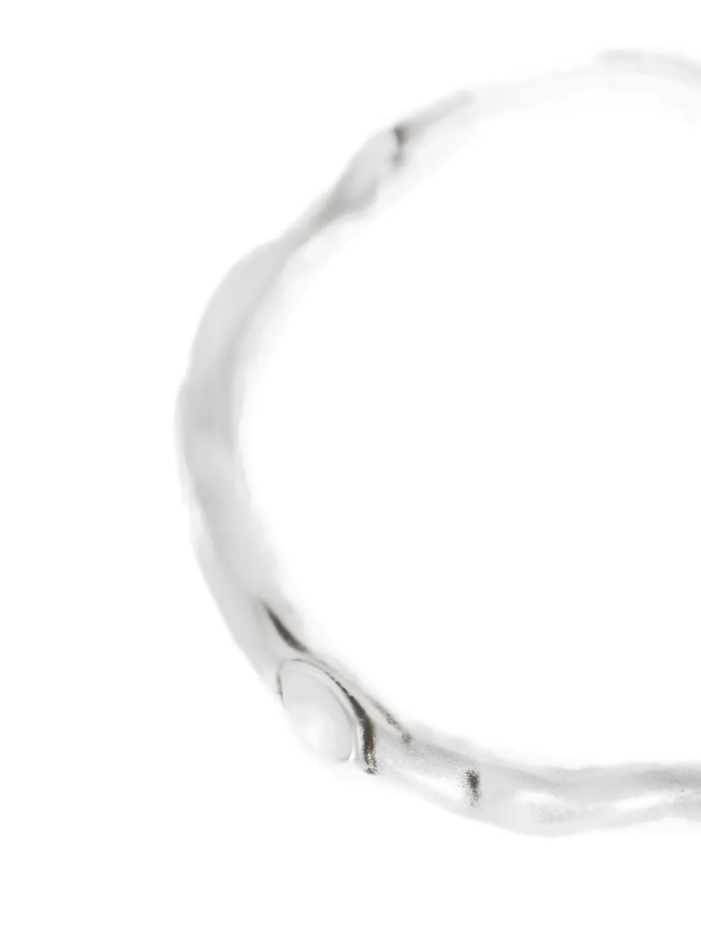 Ann Demeulemeester Alke Futuristic Thorn Bracelet In Silver