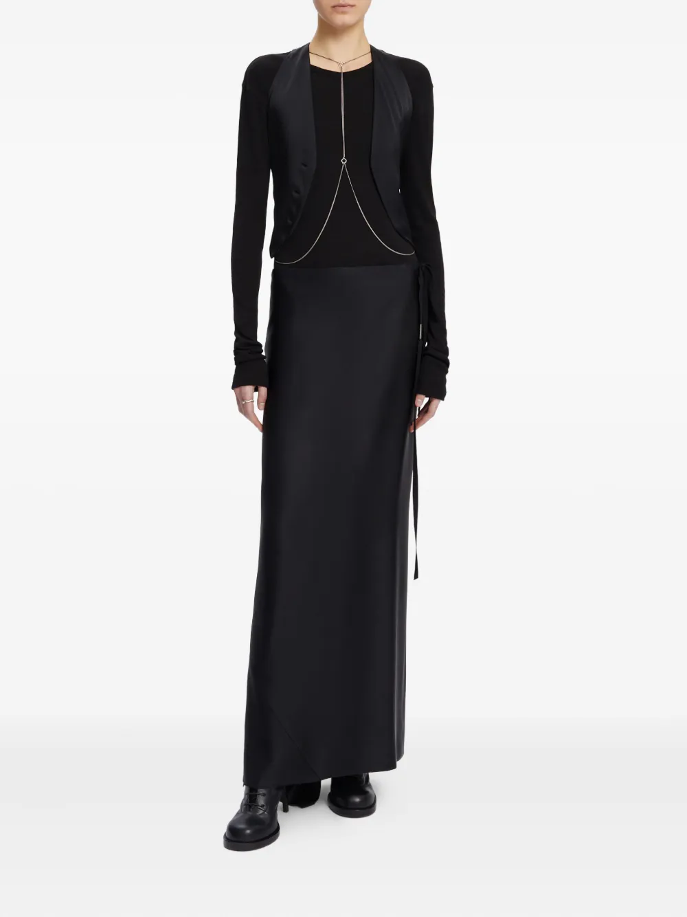 Ann Demeulemeester Adalina Body Chain In Silver