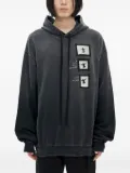 Ann Demeulemeester Ollie printed hoodie - Black