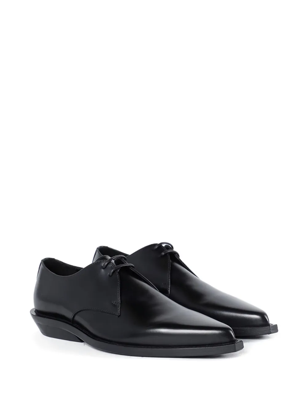 Ann Demeulemeester Falko Pointy Derby Shoes In Black