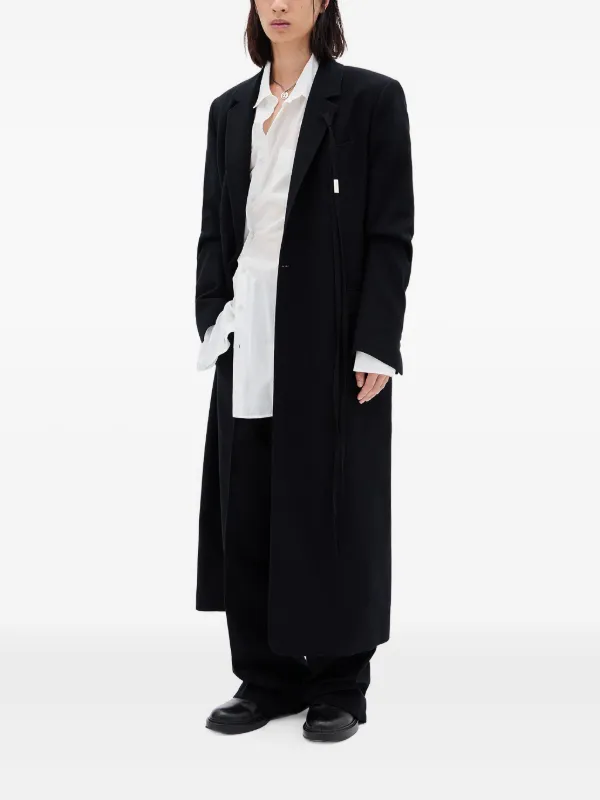 Ann Demeulemeester Thor ウールジャケット | ブラック | FARFETCH JP