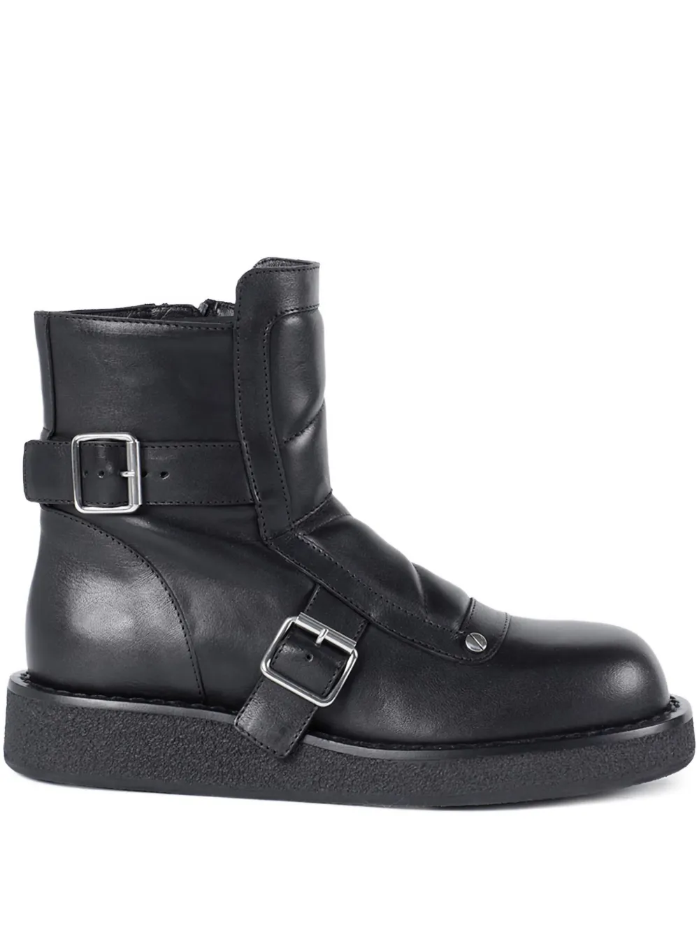 Ann Demeulemeester Sune buckle-detail biker boots Zwart