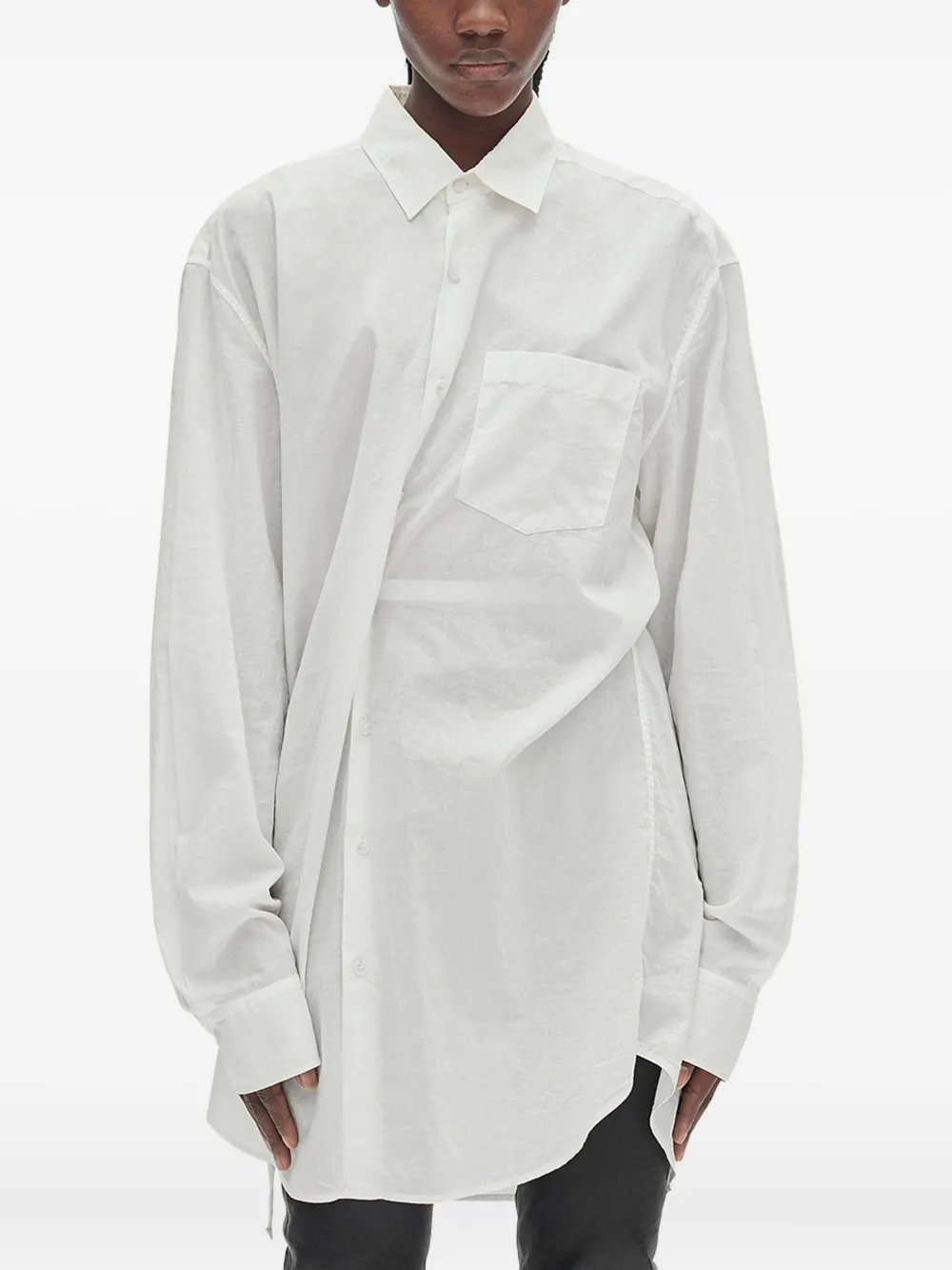 Ann Demeulemeester Elisabeth Pocket Shirt In White