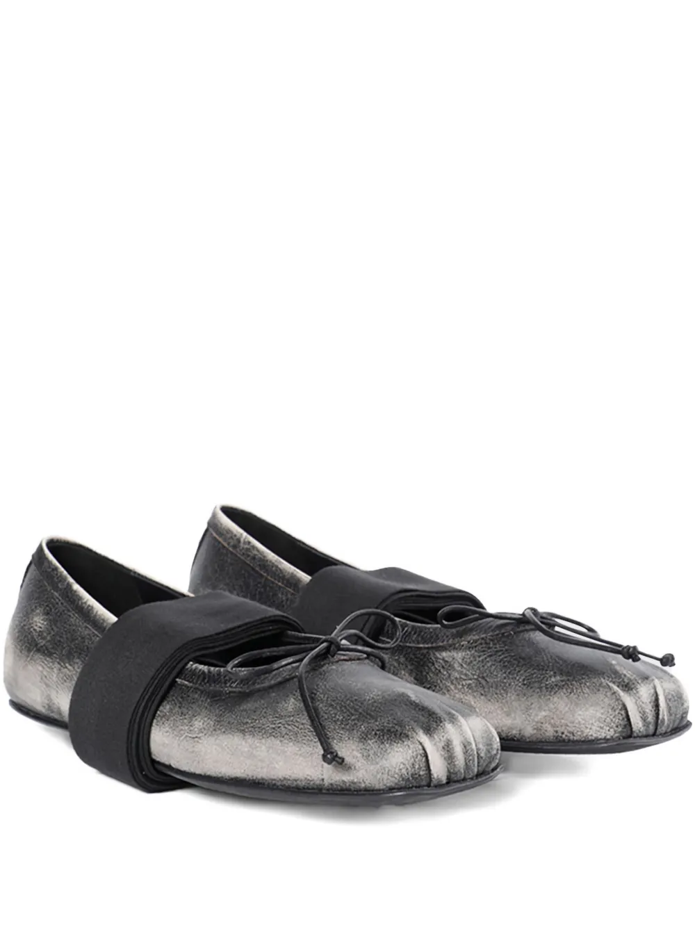 Ann Demeulemeester bow-detailing ballet flats Grey