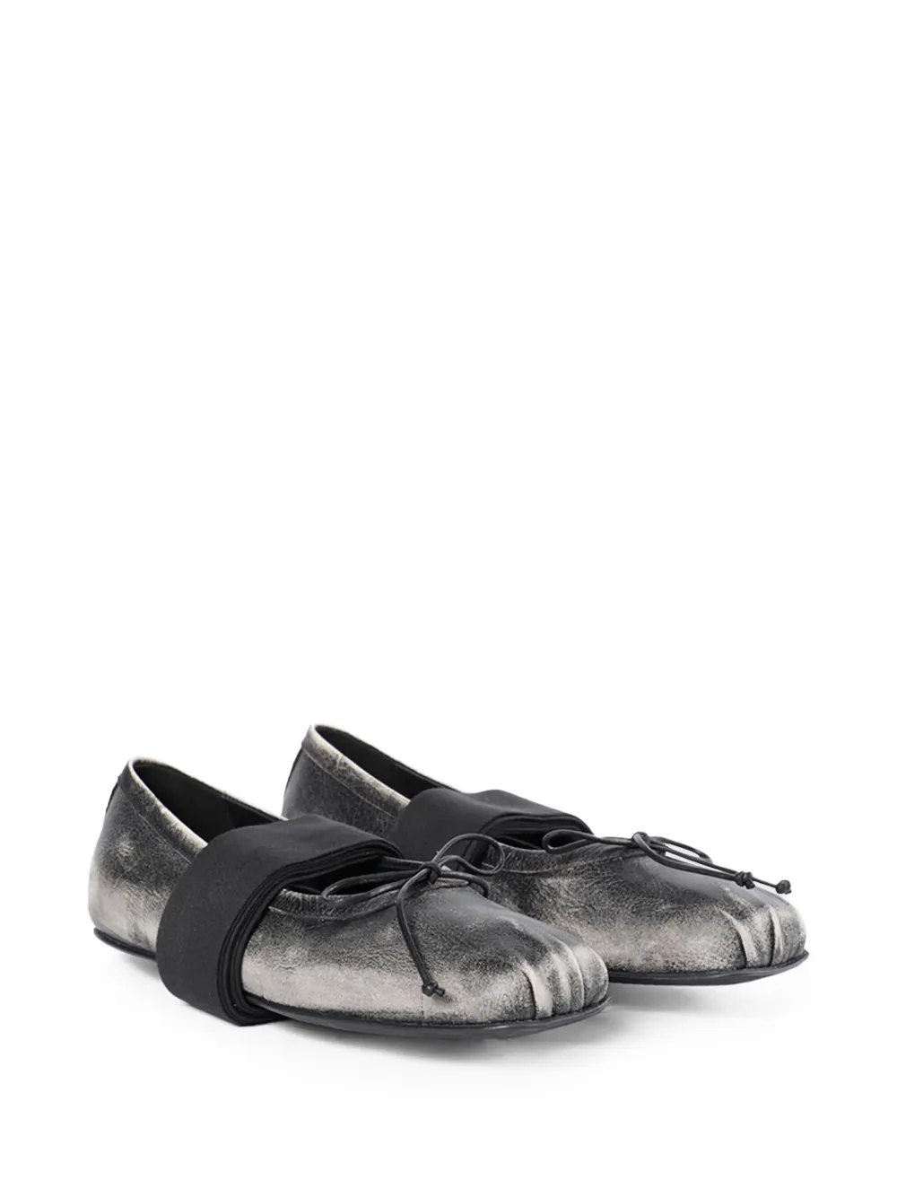 Ann Demeulemeester Ballerina's met strikdetail Grijs