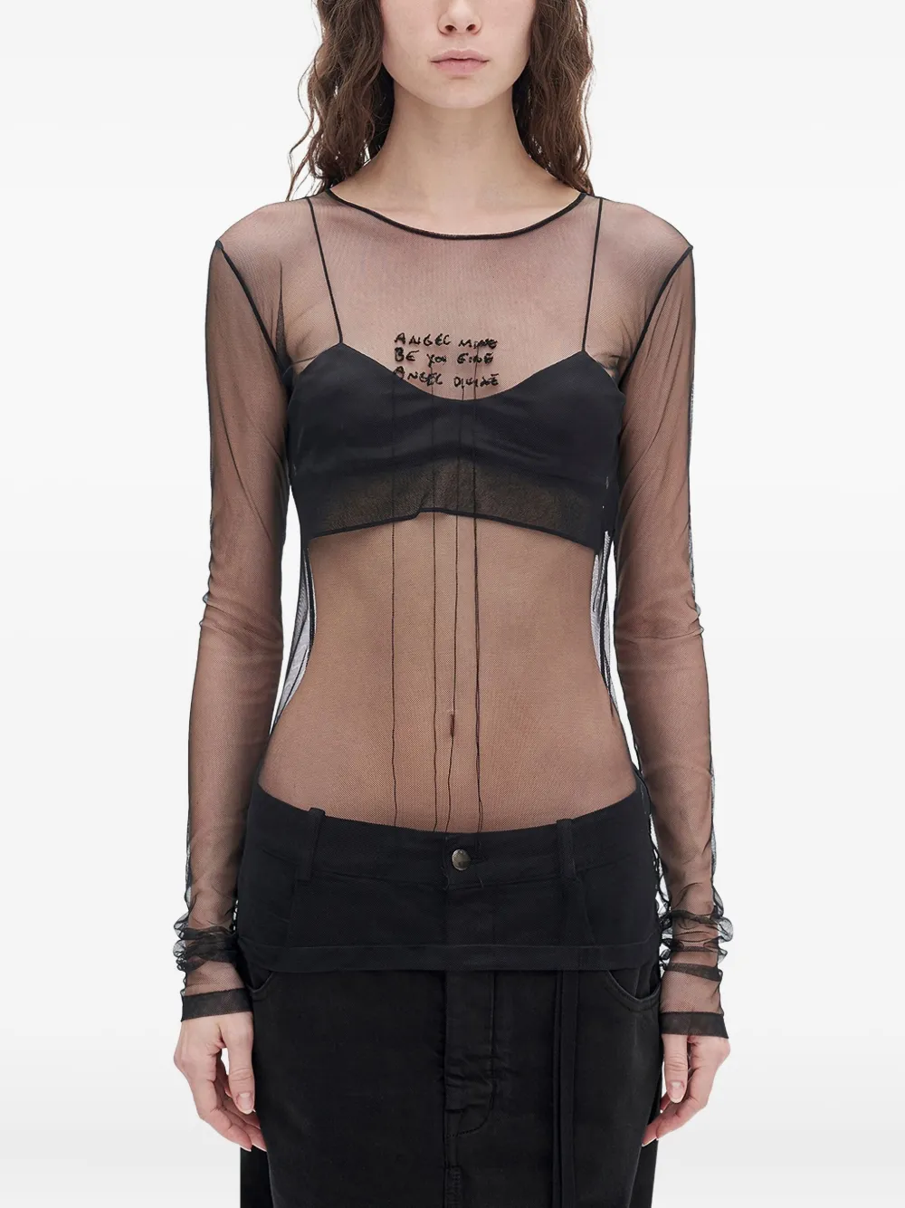 Ann Demeulemeester Angel Divine t-shirt | Black | Image 1