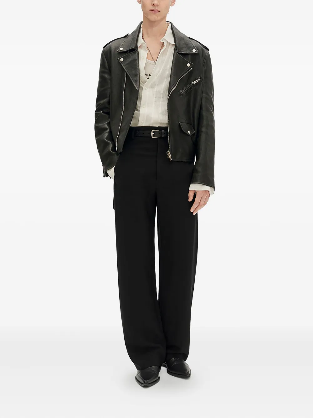 Ann Demeulemeester Broek met zakken - Zwart