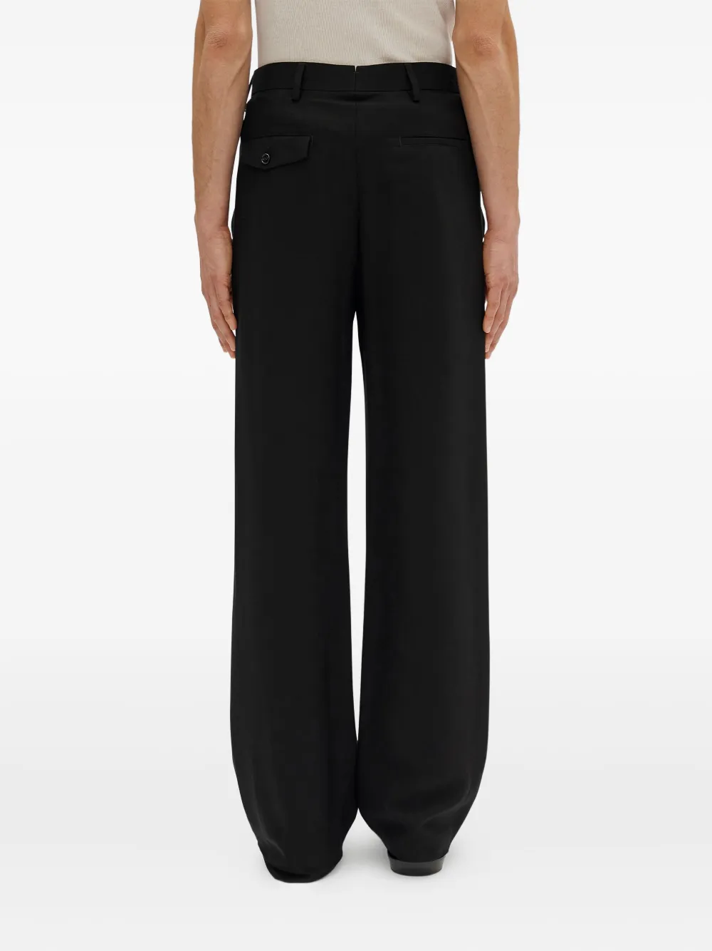 Ann Demeulemeester Broek met zakken Zwart