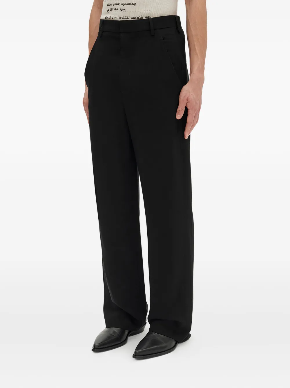  Ann Demeulemeester Pocketed Pants - Black 