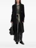 Ann Demeulemeester Viv wool-cashmere coat - Black