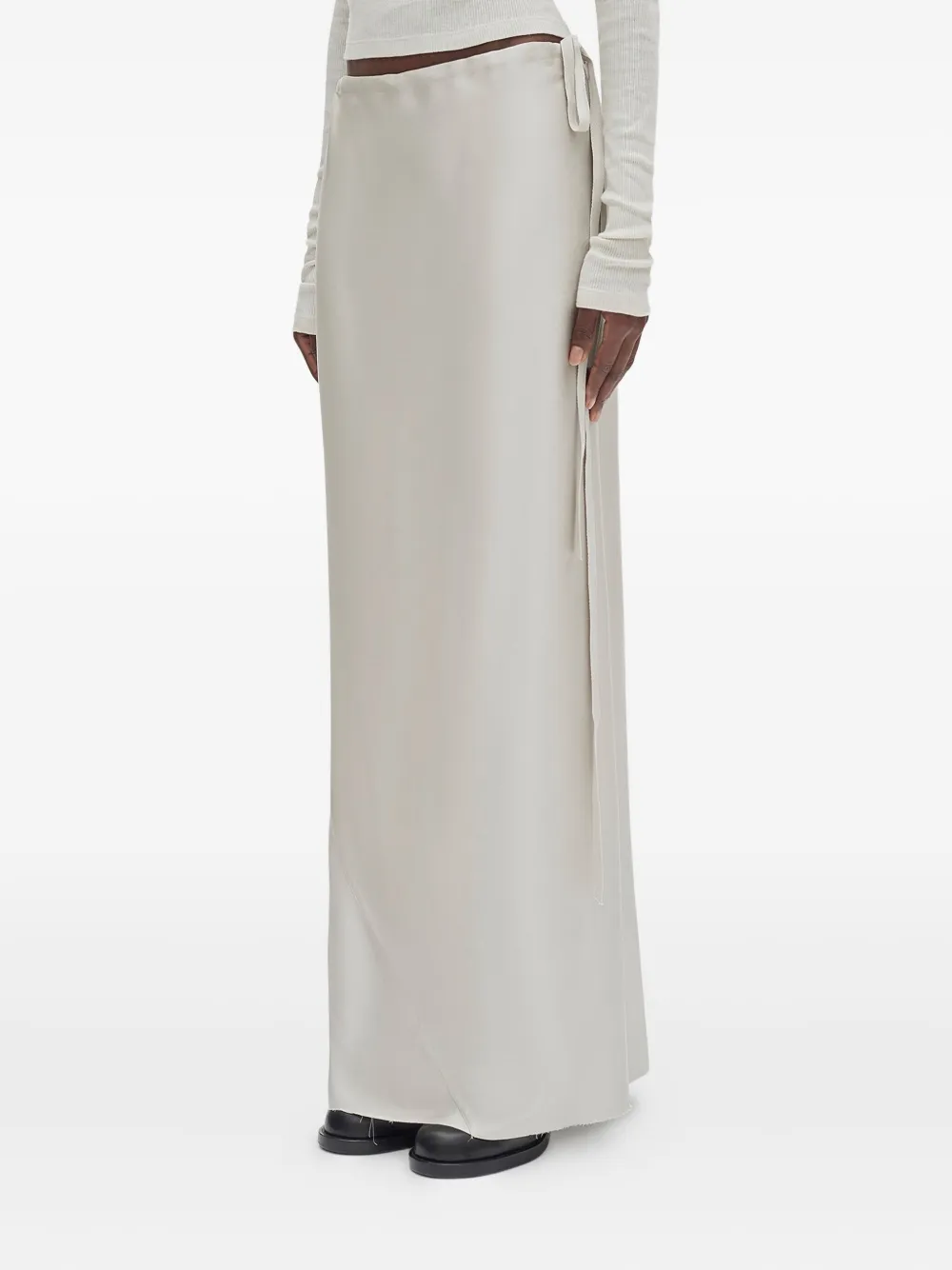  Ann Demeulemeester Eveline Long Skirt - Neutrals 