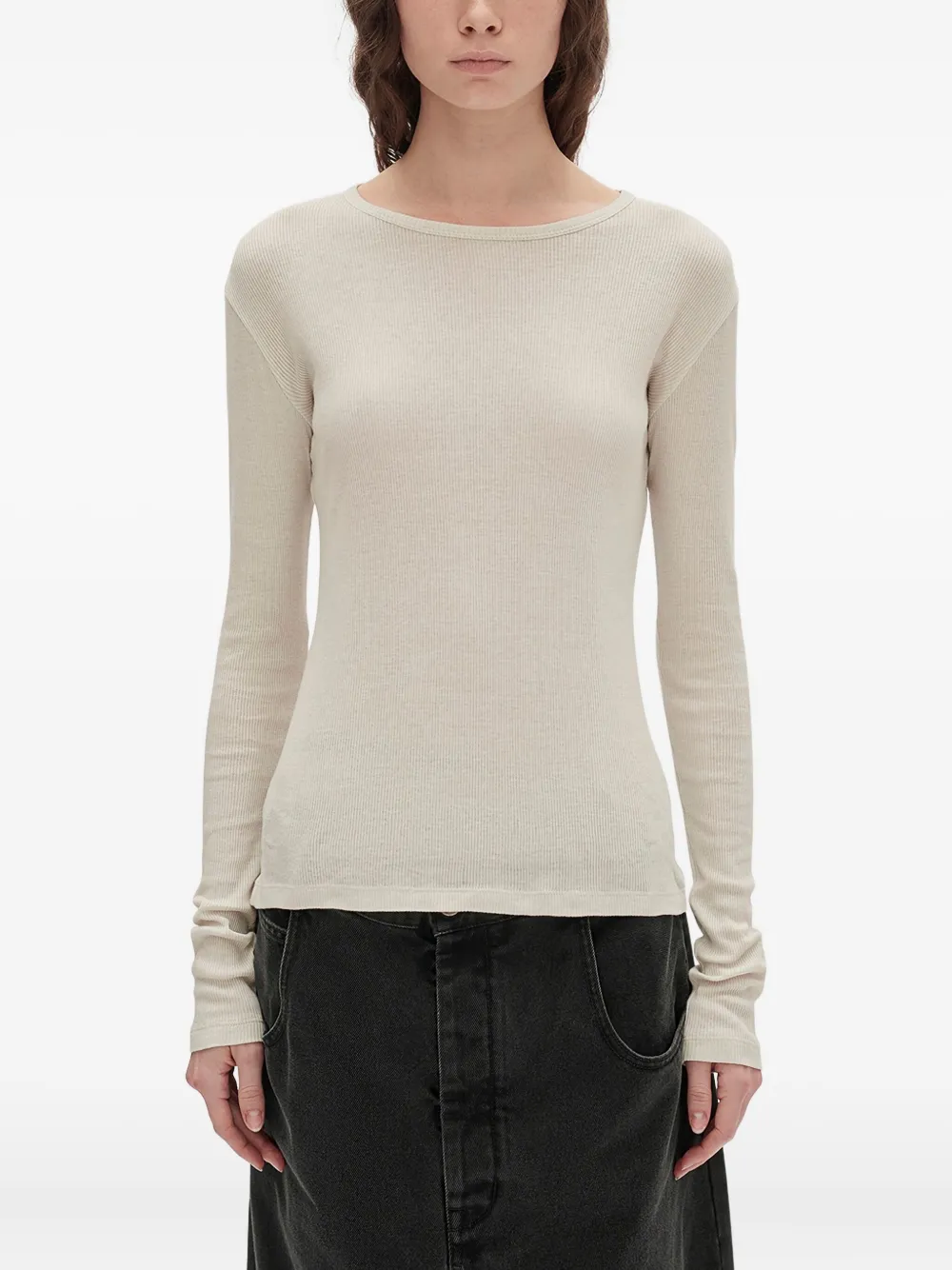 Ann Demeulemeester long-sleeve t-shirt - Toni neutri