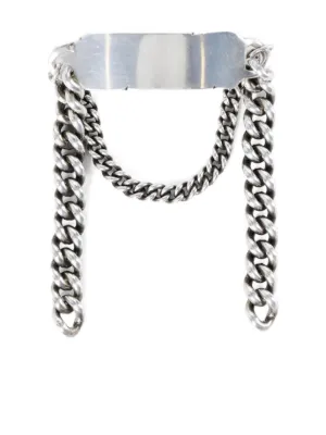 ANN DEMEULEMEESTER ブレスレット ANN DEMEULEMEESTER - アン ドゥムルメステール】Chain Double Bangle