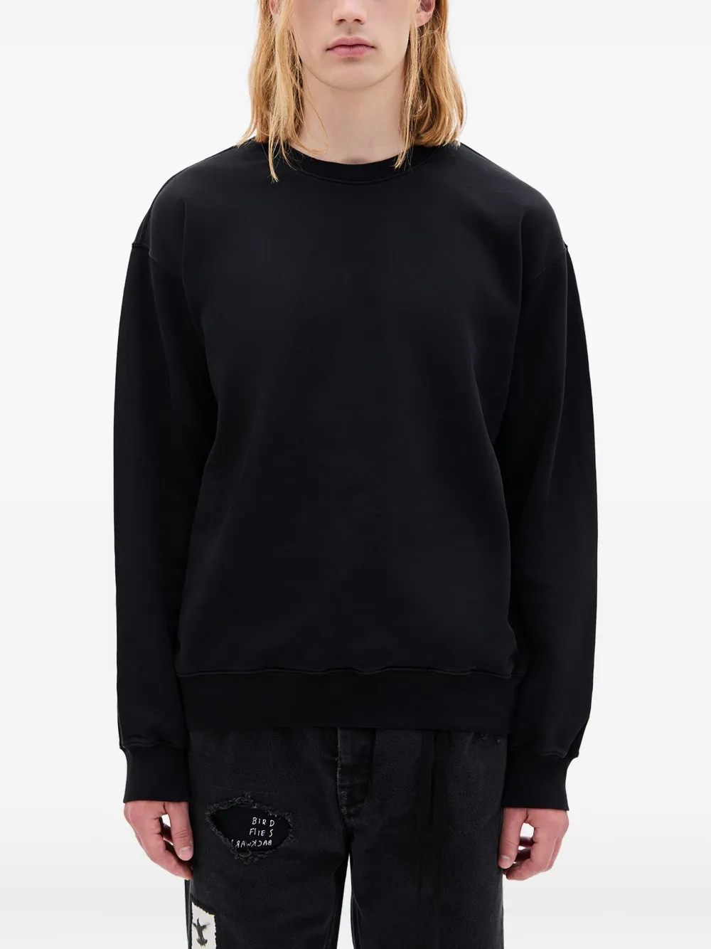 Ann Demeulemeester sudadera con estampado gráfico | negro | Image 1