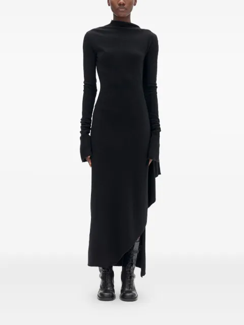 Ann Demeulemeester فستان صوف برقبة عالية