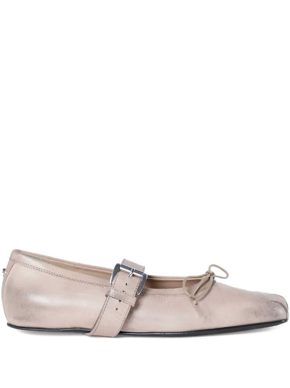 Ann Demeulemeester nappa-leather ballet flats Neutrals