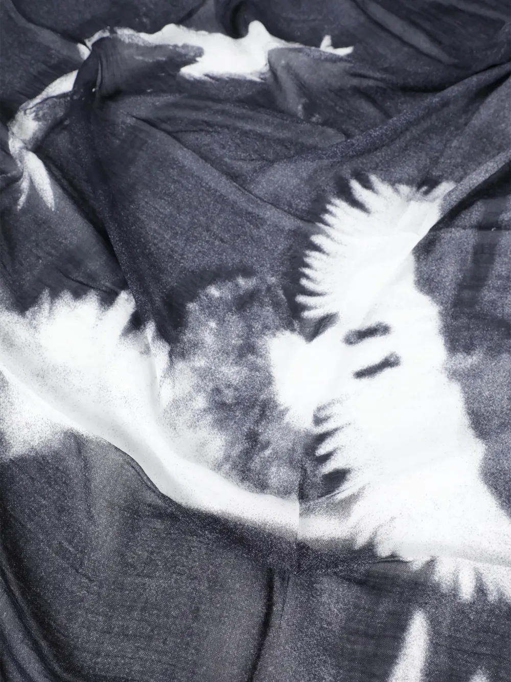 Ann Demeulemeester Sjaal met duivenprint - Grijs