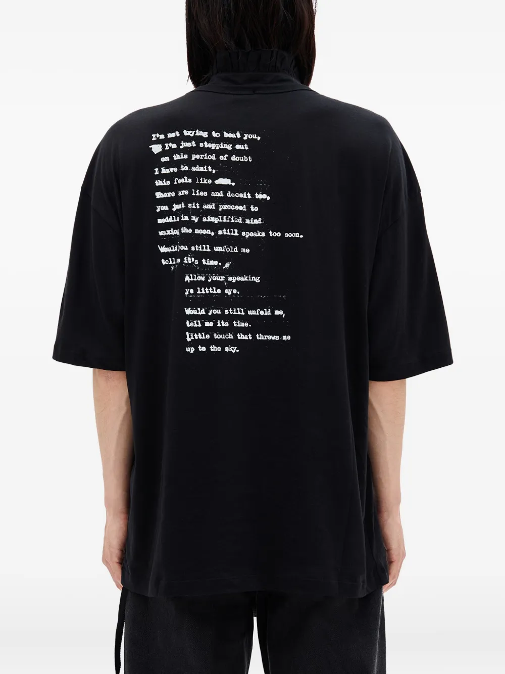 Ann Demeulemeester コットン Tシャツ | ブラック | FARFETCH JP