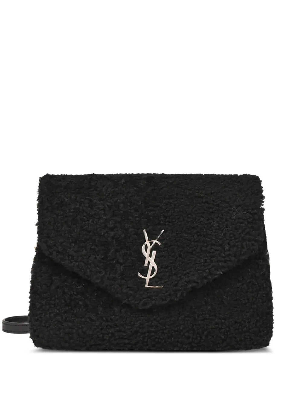 Saint Laurent Pre-Owned 2010 Loulou shearling shoulder bag | Black | Image 1