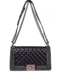 CHANEL Pre-Owned 2016 medium Boy Chanel shoulder bag - Blue