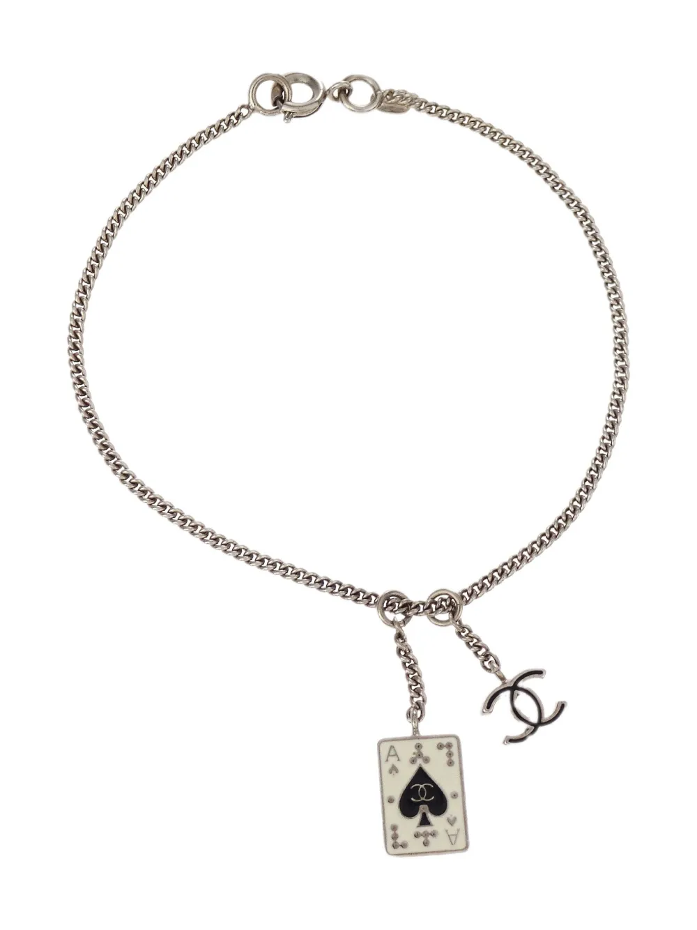 CHANEL Pre-Owned 2005 ココマーク ブレスレット - シルバートーン CHANEL Pre-Owned 2005 ココマーク ブレスレット - シルバートーン