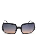 CHANEL Pre-Owned 1990-2000s square-frame sunglasses - Black