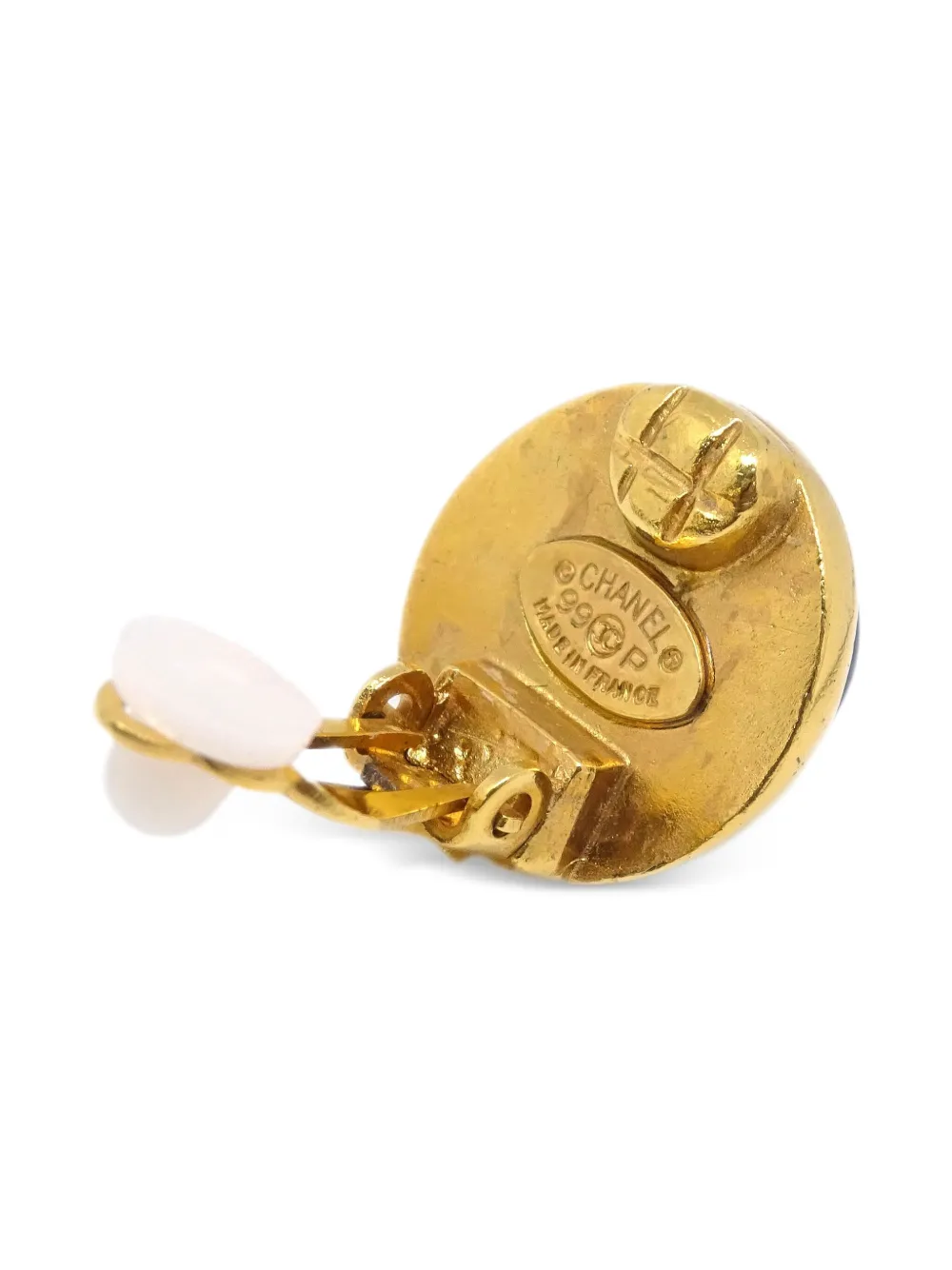 CHANEL Pre-Owned 1999 CC button earrings | Image 2