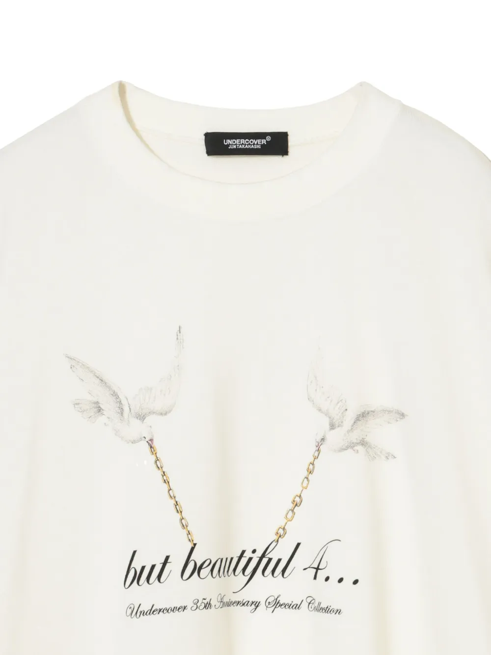 Undercover Doves Chain T-shirt In White
