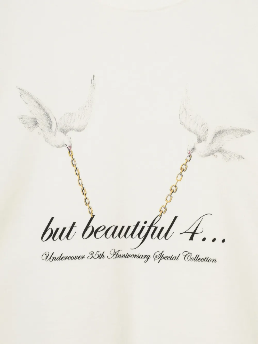 Undercover Doves Chain T-shirt In White