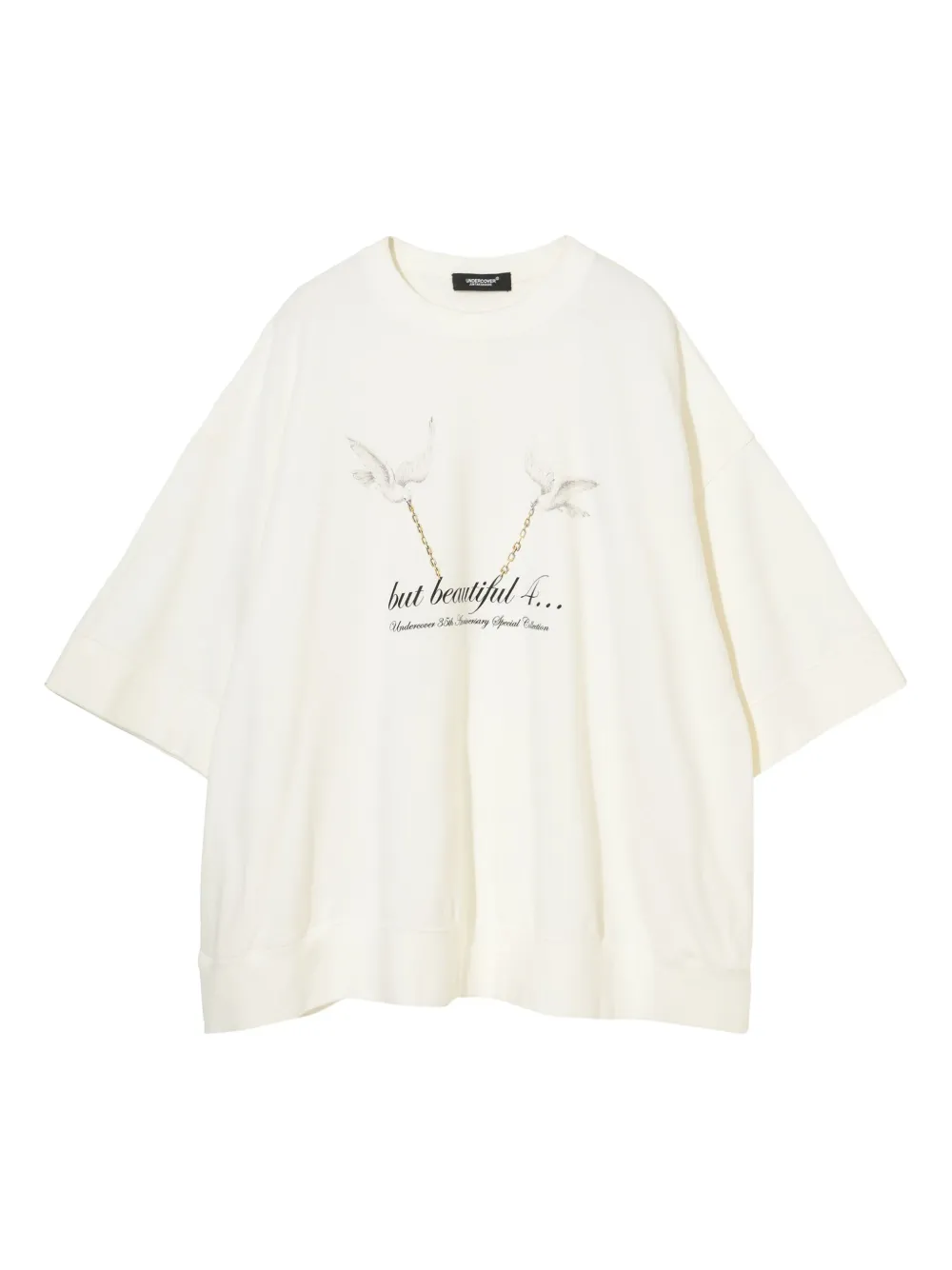 Undercover doves chain T-shirt | White | Image 1