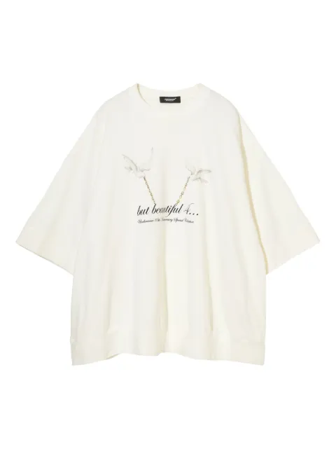 Undercover playera con palomas estampadas