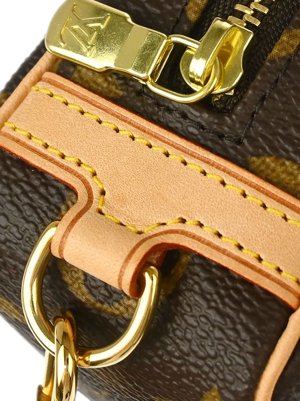 Pre-owned Louis Vuitton 2007 Trousse Wapity Monogram Pouch In Brown