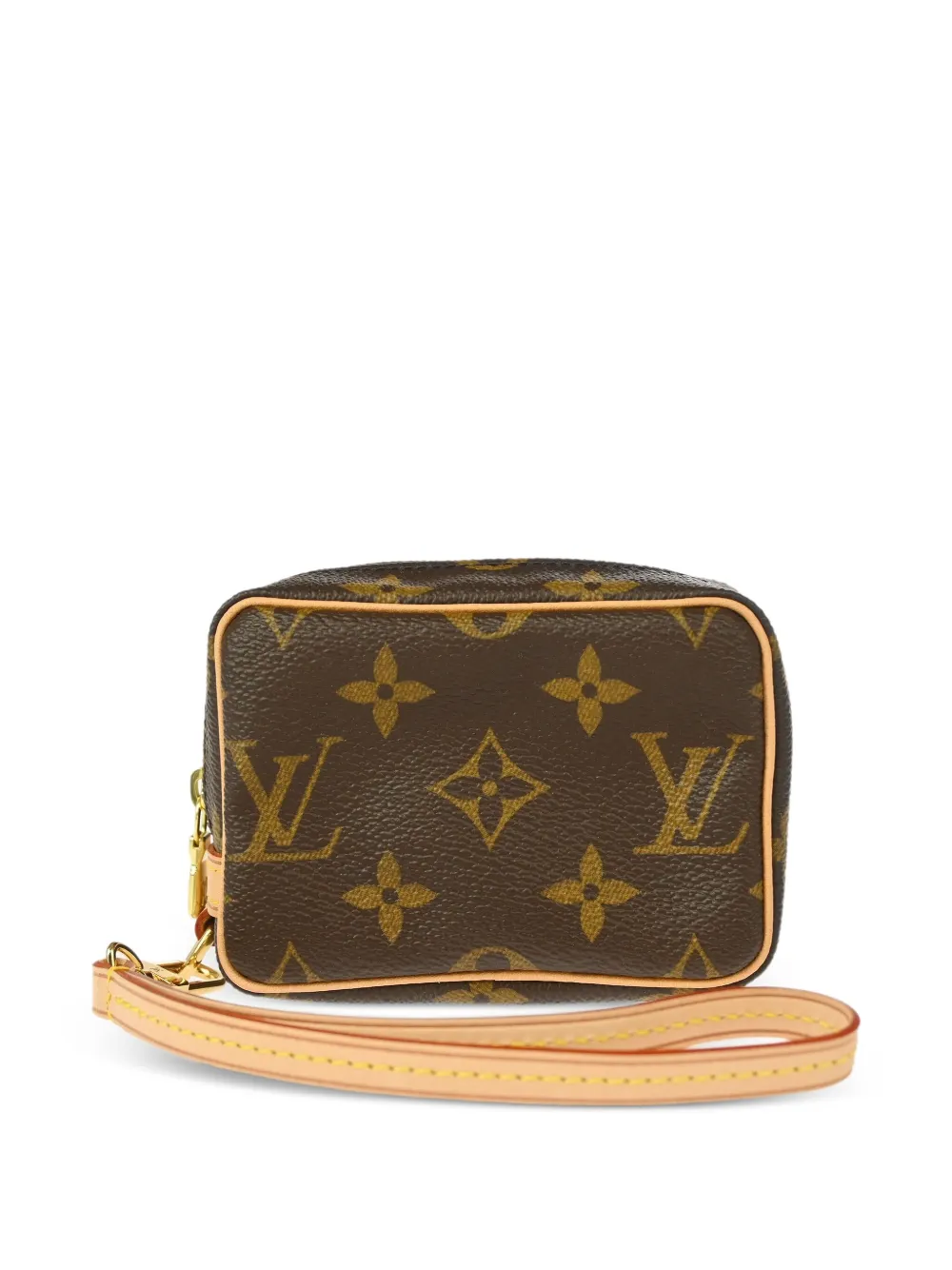 Pre-owned Louis Vuitton 2007 Trousse Wapity Monogram Pouch In Brown