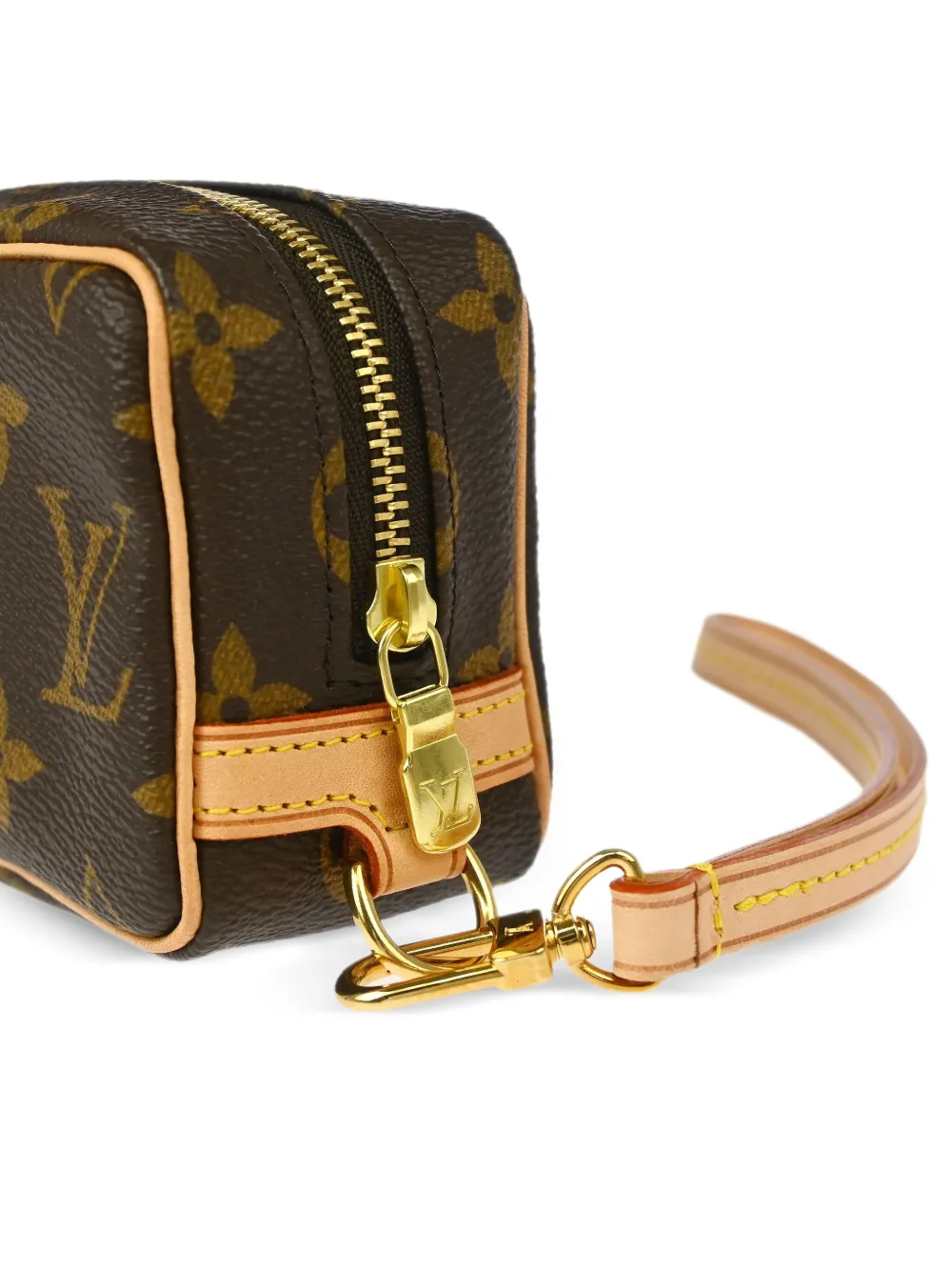 Pre-owned Louis Vuitton 2007 Trousse Wapity Monogram Pouch In Brown