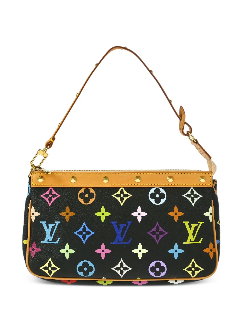Louis Vuitton Pre-Owned 2003 ポシェット モノグラム ハンドバッグ - ブラック Louis Vuitton Pre-Owned 2003 ポシェット モノグラム ハンドバッグ - ブラック